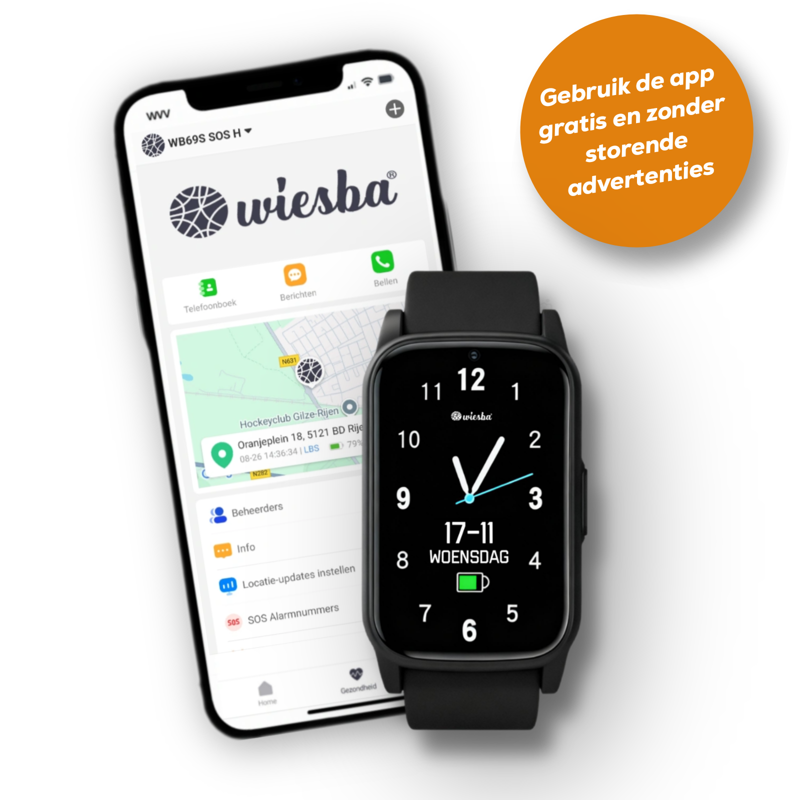Wiesba WB80S senior smartwatch