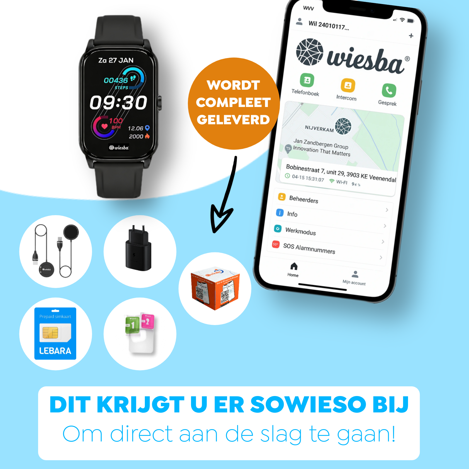 Wiesba Connect senior Horloge