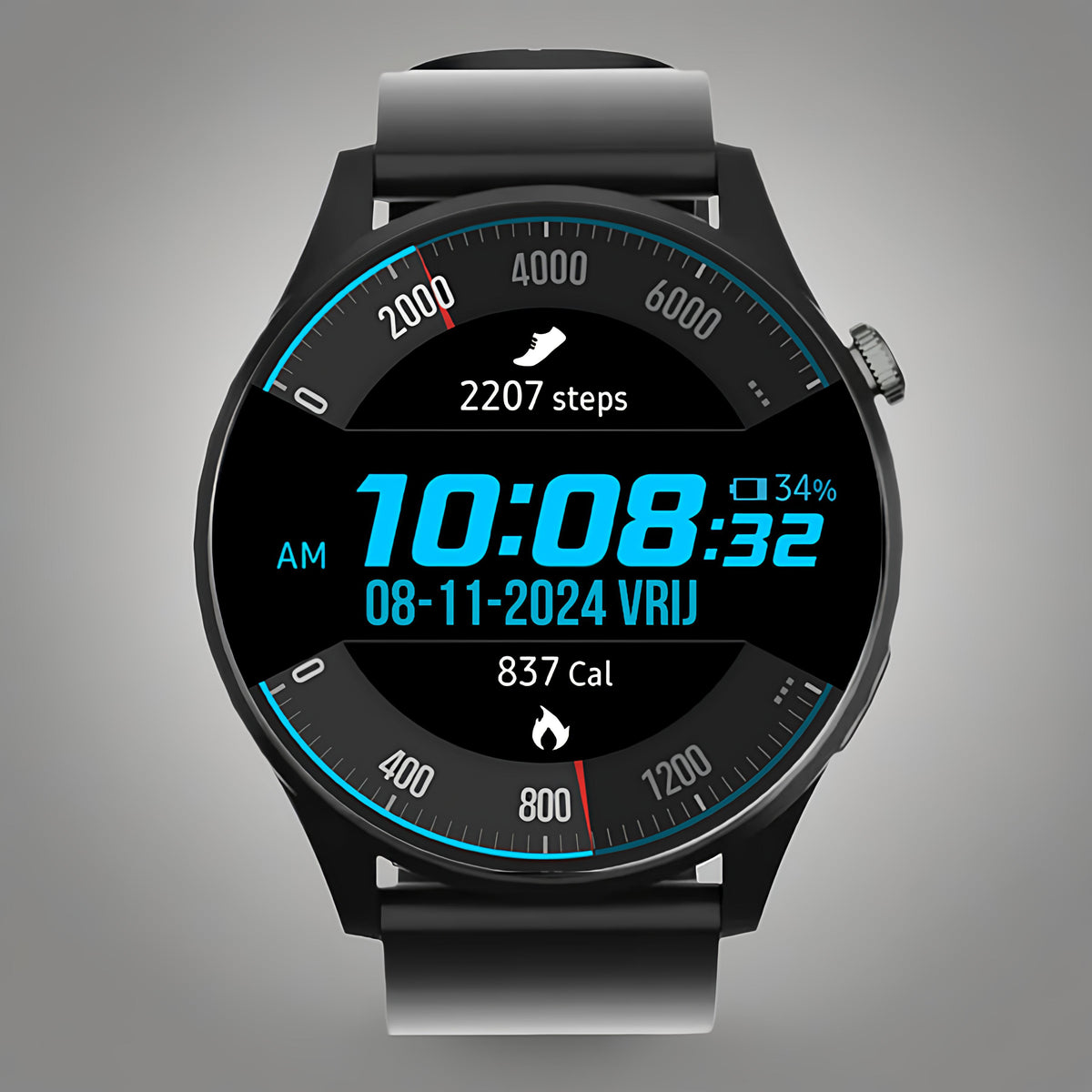 Wiesba WB58S - Montre GPS Senior - Montre Connectée pour Personnes Âgées - Alarmes Personnelles - Montre Alarme Personnes Âgées - Montre GPS Alzheimer - Détection de Chute