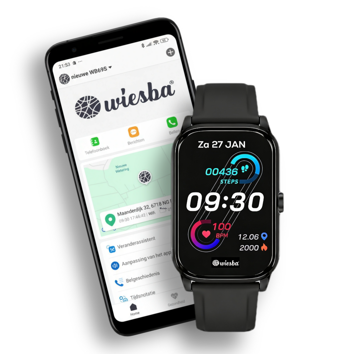 Wiesba Connect senior smartwatch