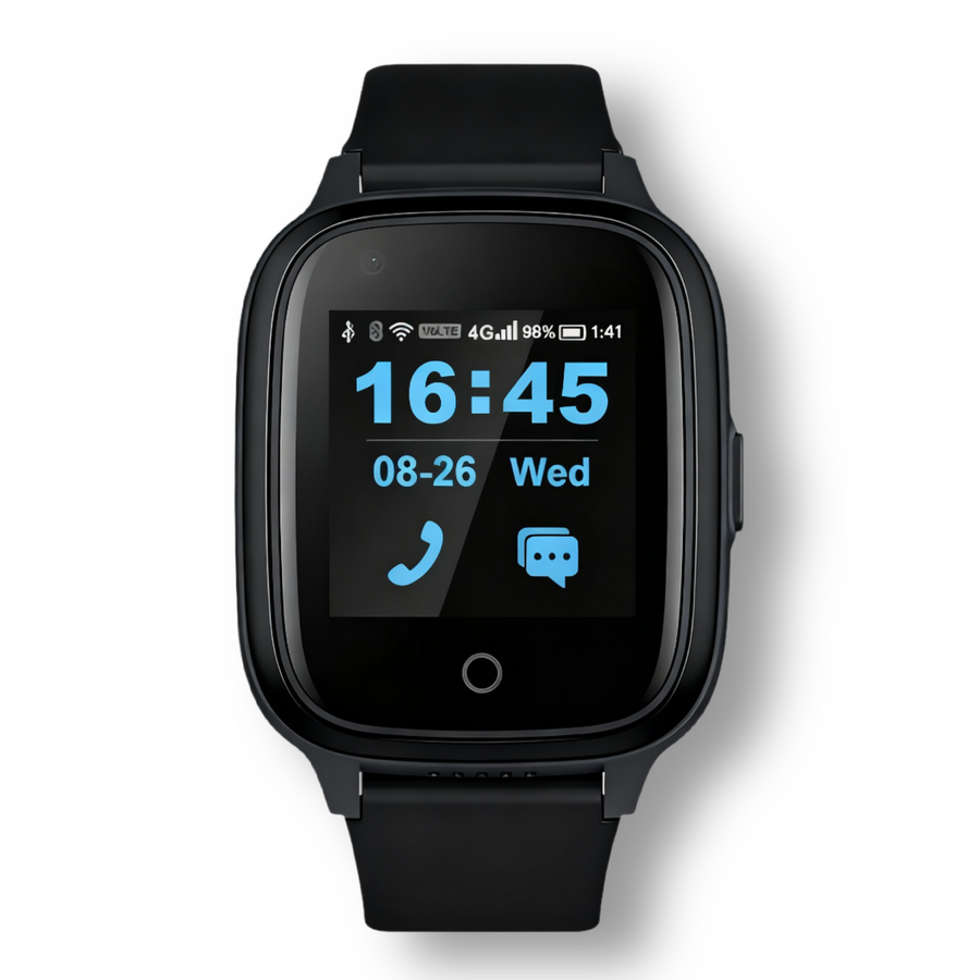 Montre Connectée GPS WB32A - Montre GPS Senior - Montre Connectée pour Personnes Âgées - Montre Alarme Personnes Âgées - Montre GPS Alzheimer - Détection de Chute