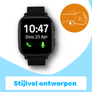 Montre Connectée GPS WB5S - Montre GPS Senior - Montre Connectée pour Personnes Âgées - Montre Alarme Personnes Âgées - Montre GPS Alzheimer - Détection de Chute