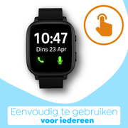 Montre Connectée GPS WB5S - Montre GPS Senior - Montre Connectée pour Personnes Âgées - Montre Alarme Personnes Âgées - Montre GPS Alzheimer - Détection de Chute