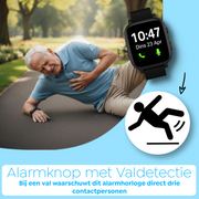Montre Connectée GPS WB5S - Montre GPS Senior - Montre Connectée pour Personnes Âgées - Montre Alarme Personnes Âgées - Montre GPS Alzheimer - Détection de Chute