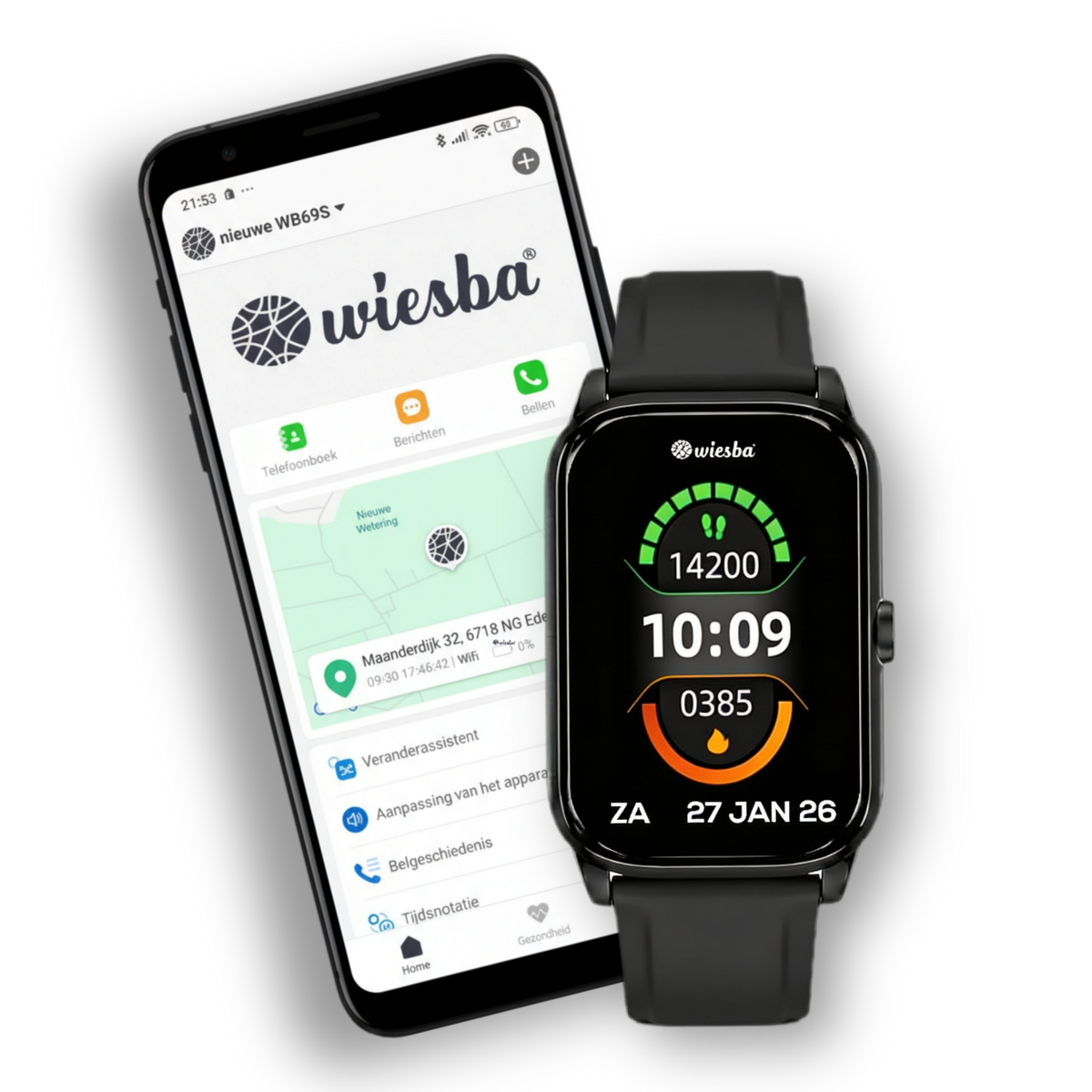 Wiesba Connect senior smartwatch