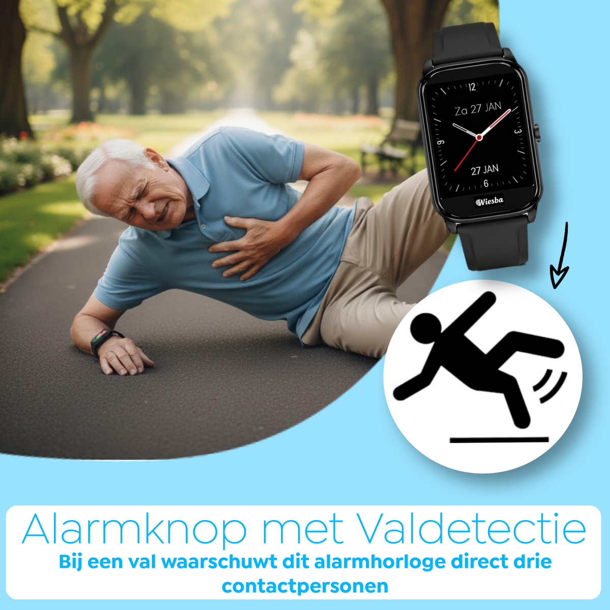 Wiesba Connect senior smartwatch