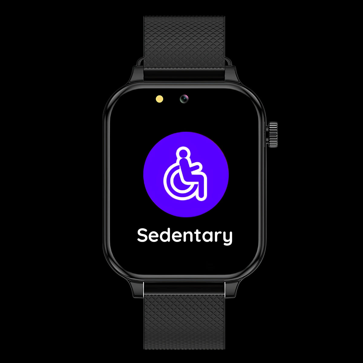 Wiesba WB58S - Montre GPS Senior - Montre Connectée pour Personnes Âgées - Alarmes Personnelles - Montre Alarme Personnes Âgées - Montre GPS Alzheimer - Détection de Chute